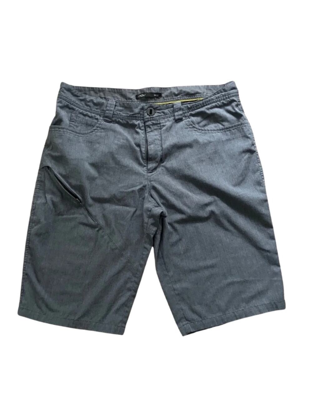 NAU Men’s 38 Steel Gray Flat-Front Shorts #0150